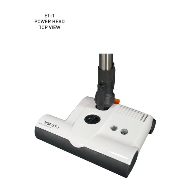 SEBO AIRBELT D4 Premium Canister Vacuum with Dual-Control Handle, ET-1 and Parquet Brush β White