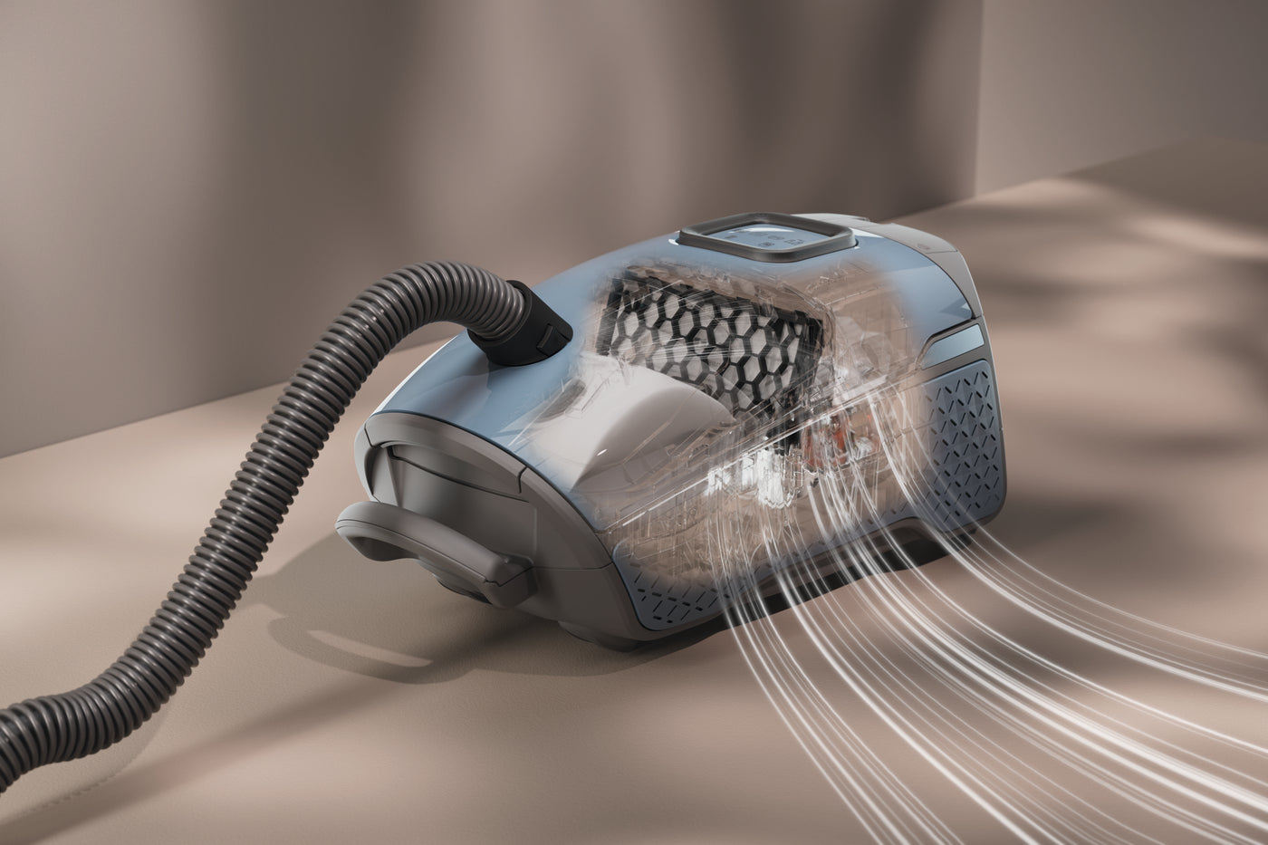 Miele Guard L1 Electro Nordic Blue - AirClean Filter Benefit