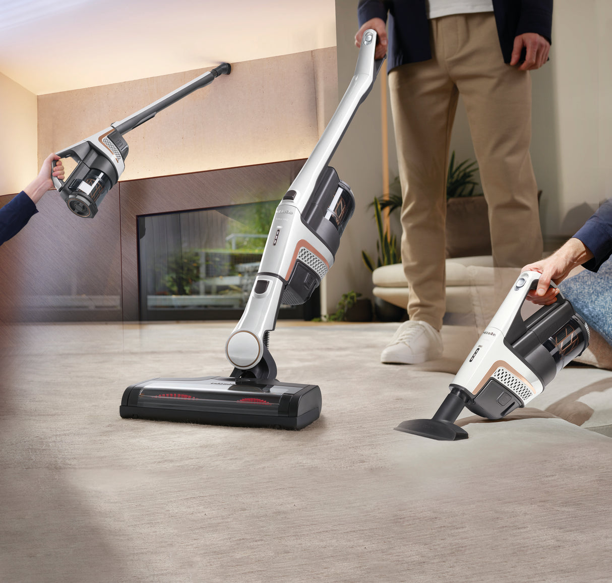 Miele Triflex HX2 Lotus White - Lifestyle