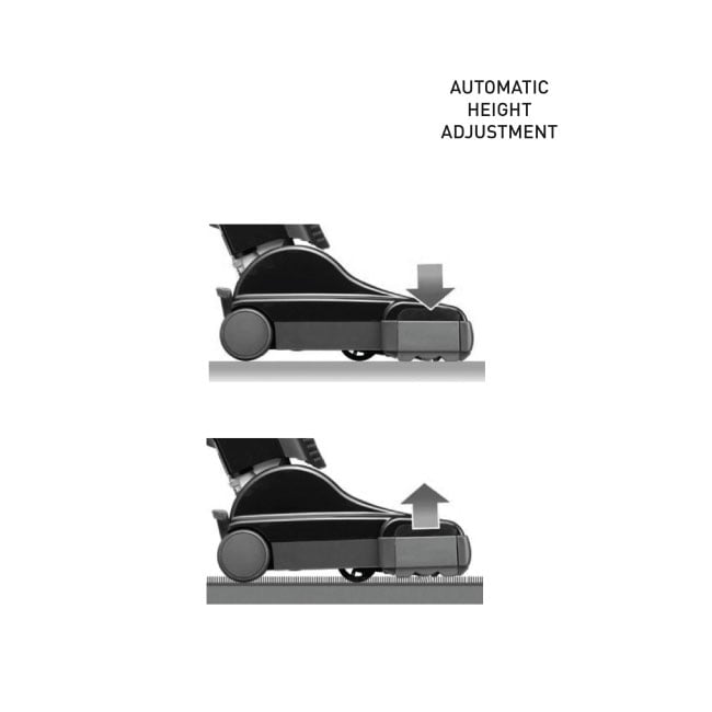 SEBO Automatic X4 automatic height adjustment powerhead detail