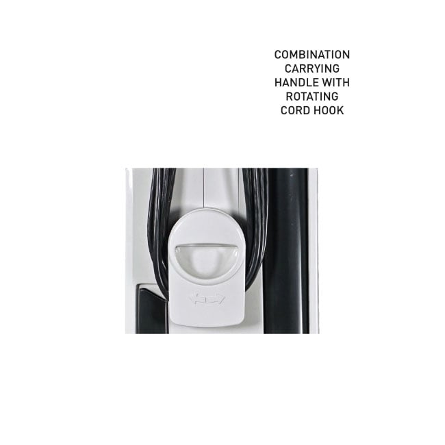 SEBO Automatic X4 carrying handle with rotating cord hook