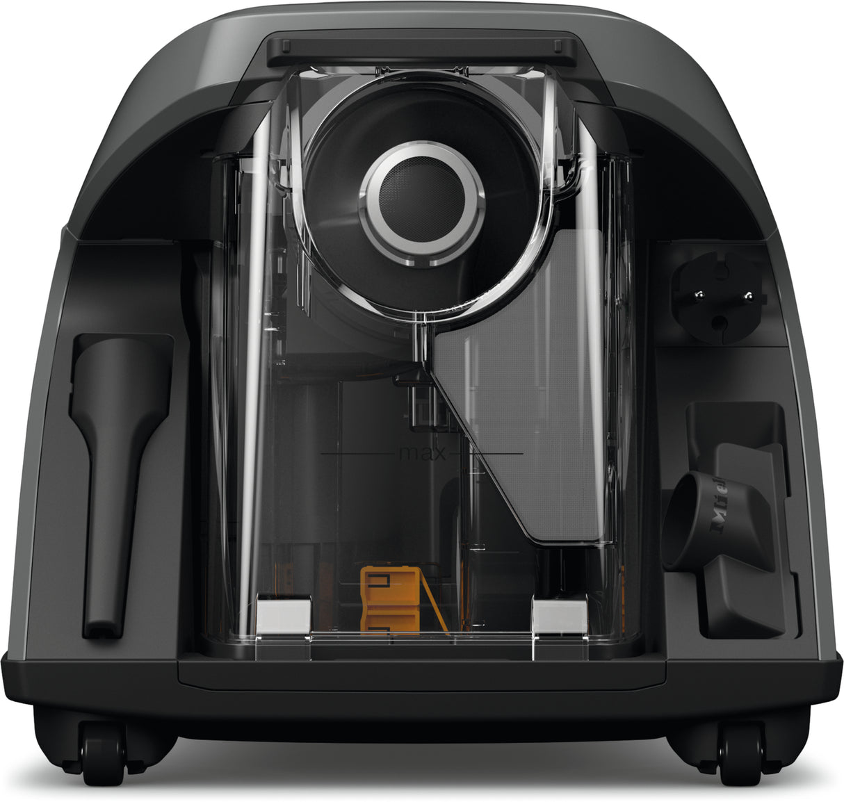 Miele Blizzard CX1 Pure Suction Graphite Grey — in use on hard floor