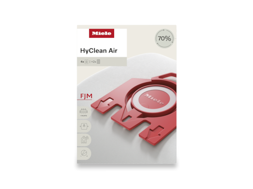 Miele FJM HyClean Air vacuum bag pack, material 12618910