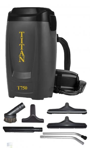 Titan T750 6-Quart Corded Backpack Vacuum with Deluxe Tool Kit