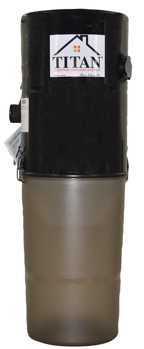 Titan TCS8575 central vacuum power unit with removable lower dirt canister