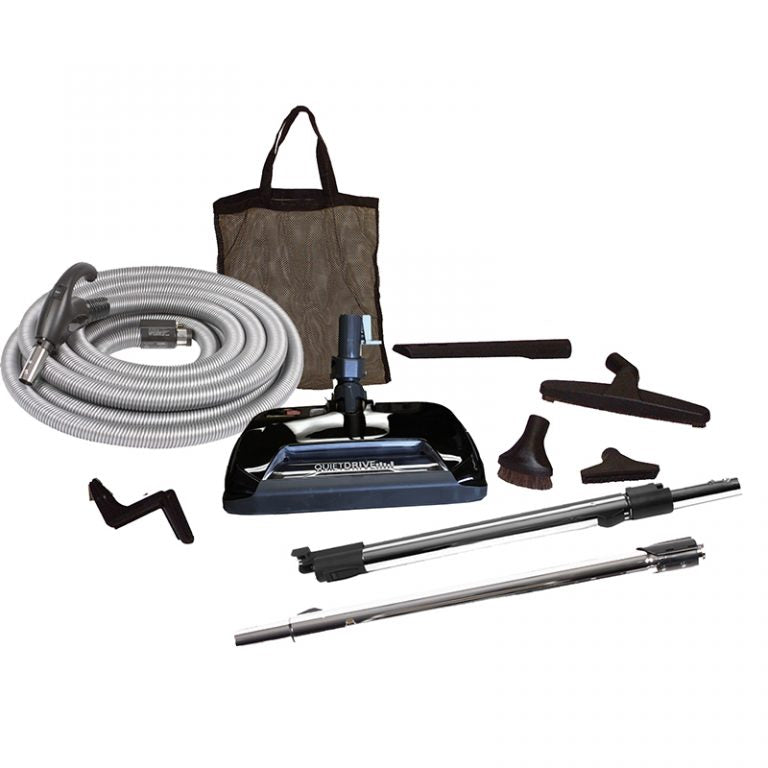 VacuMaid electric cleaning kit with hose, powerhead, wand and accessory tools