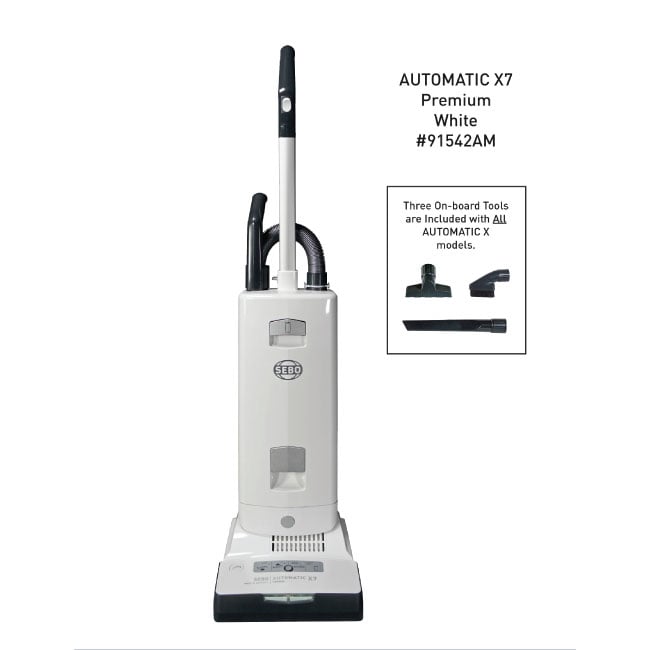 SEBO X7 Premium upright vacuum — full machine