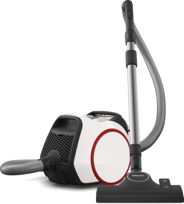 Miele Boost CX1 Parquet bagless canister vacuum in Lotus White