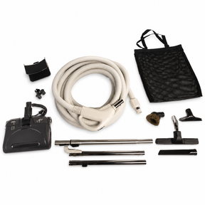Titan T5 Classic Central Vacuum Kit, 35 ft Direct-Connect Hose, Poly-V Power Nozzle and Tools, SKU 06-4917-65 - Avon Vacuums