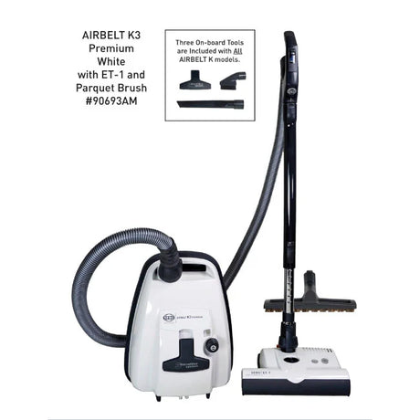 SEBO Airbelt K3 Premium Canister Vacuum with ET-1 Powerhead - Avon Vacuums