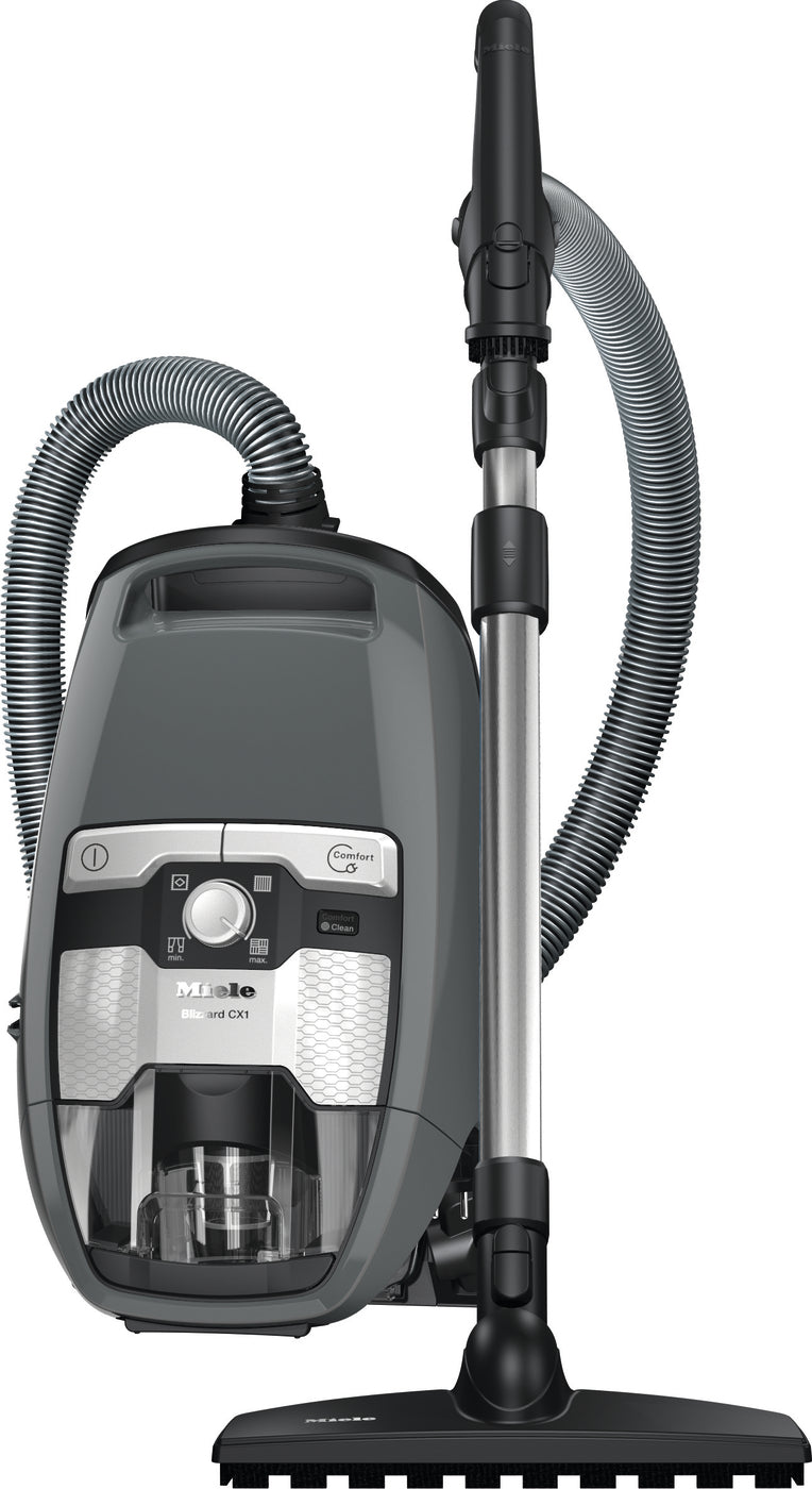 Genuine Miele Blizzard CX1 PureSuction PowerLine Bagless Canister Vacuum Cleaner - Graphite Grey - Avon Vacuums