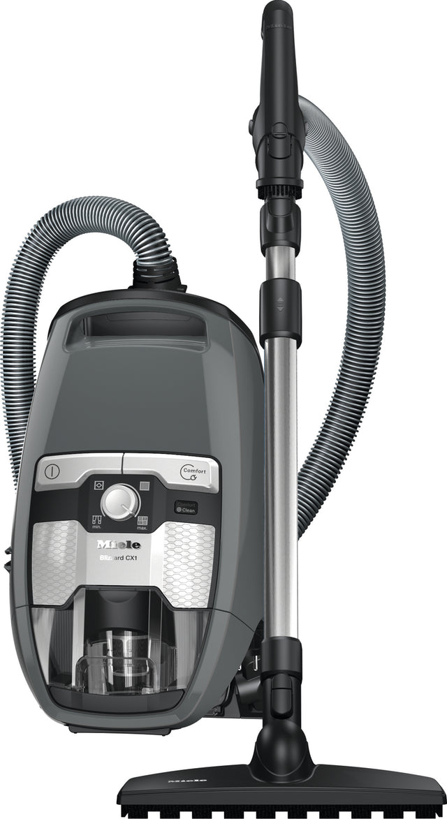 Genuine Miele Blizzard CX1 PureSuction PowerLine Bagless Canister Vacuum Cleaner - Graphite Grey - Avon Vacuums