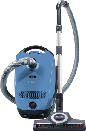 Miele Classic C1 Turbo Team PowerLine canister vacuum in Tech Blue
