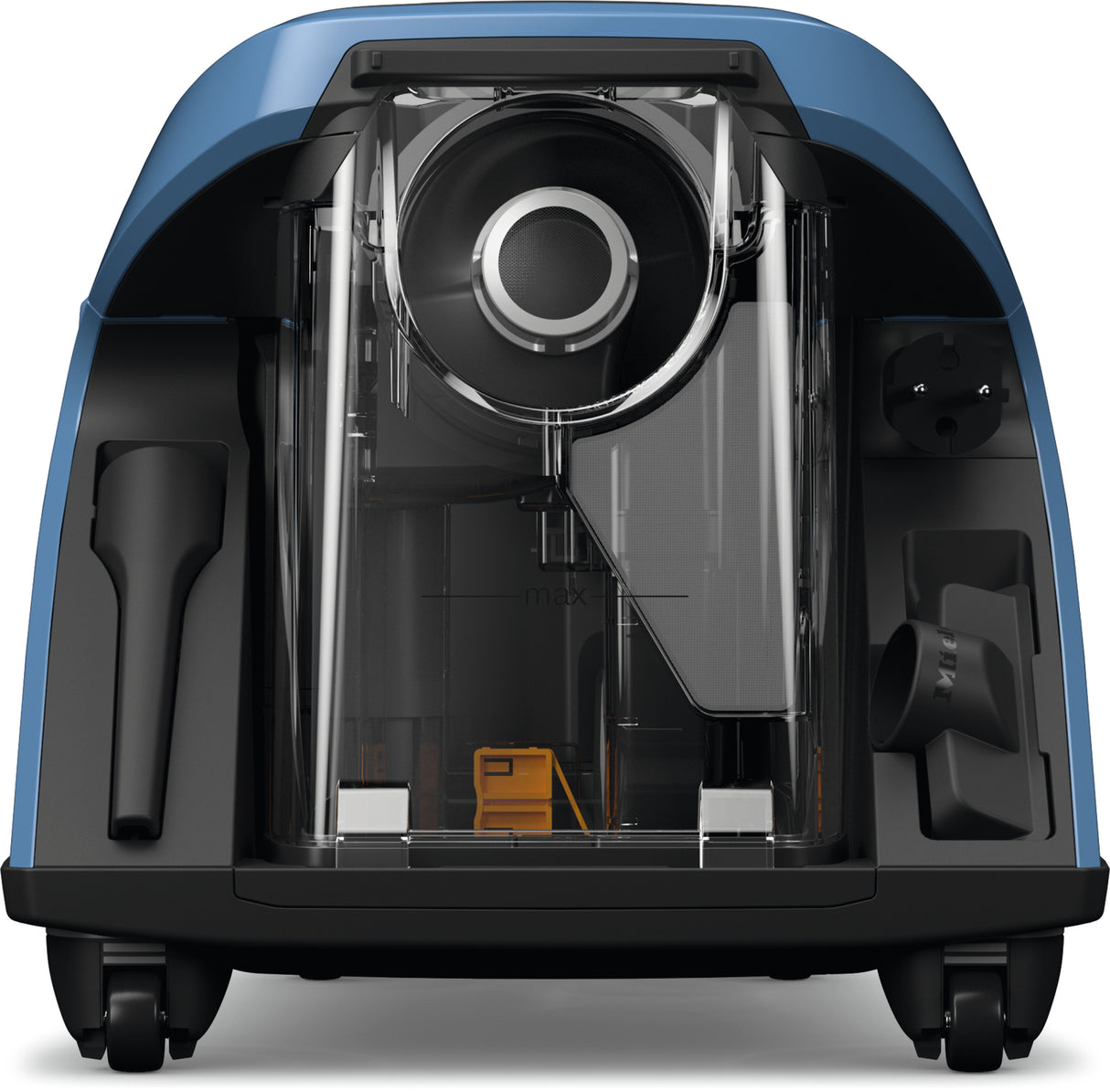 Genuine Miele Blizzard CX1 Turbo Team PowerLine Bagless Canister Vacuum Cleaner - Tech Blue - Avon Vacuums