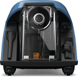 Genuine Miele Blizzard CX1 Turbo Team PowerLine Bagless Canister Vacuum Cleaner - Tech Blue - Avon Vacuums