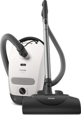 Miele Classic C1 Cat and Dog PowerLine canister vacuum in Lotus White