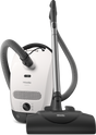 Miele Classic C1 Cat and Dog PowerLine canister vacuum in Lotus White