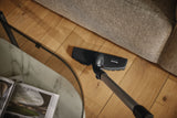 Genuine Miele Parquet Twister parquet brush | 7155710 — shown cleaning along a wood floor