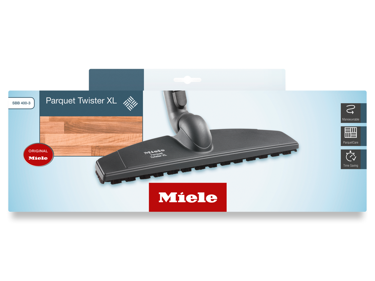 Genuine Miele Parquet Twister XL parquet brush | 7101160 packaging or contents
