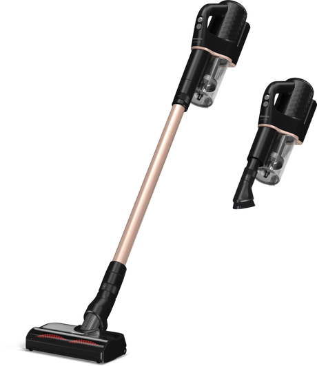 Miele Duoflex HX1 Total Care cordless stick vacuum in Obsidian Black, sold and serviced at Avon Vacuums in Avon, Connecticut
