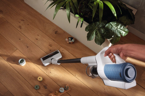 Miele Duoflex HX1 Cordless Stick Vacuum – Nordic Blue / Lotus White