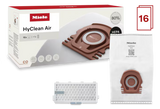 Genuine Miele HyClean Air CO Allergy 16 Performance Pack | 16 Bags & 1 HEPA Filter - Avon Vacuums