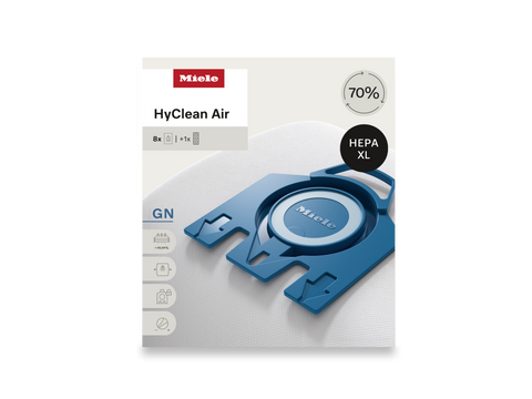Miele HyClean Air GN Allergy XL Pack 8 bags + HEPA