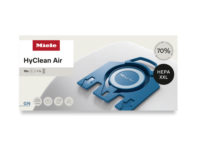 Miele HyClean Air GN Performance Pack 16 bags + HEPA