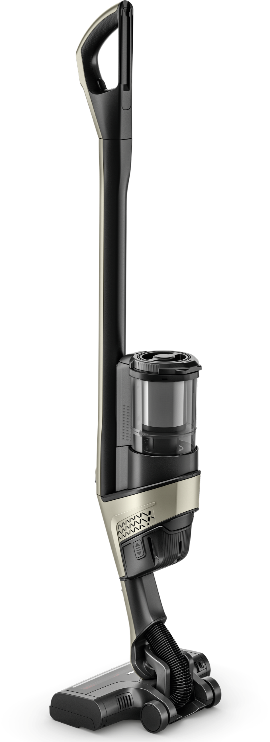 Miele Triflex HX3 Plus Cordless Stick Vacuum side profile Miele vacuum