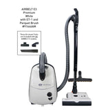 SEBO AIRBELT E3 Premium Canister Vacuum with Dual-Control Handle, ET-1 and Parquet Brush
