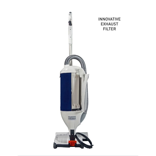SEBO DART Upright Vacuum with ET-1 Power Head – Arctic White