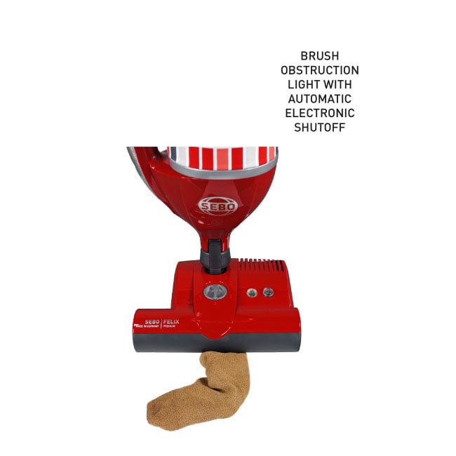 SEBO FELIX Premium Upright Vacuum with ET-1 and Parquet Brush