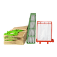 SEBO 6198AM Service Box C with paper filter bags, green microfilter and red-framed exhaust filter