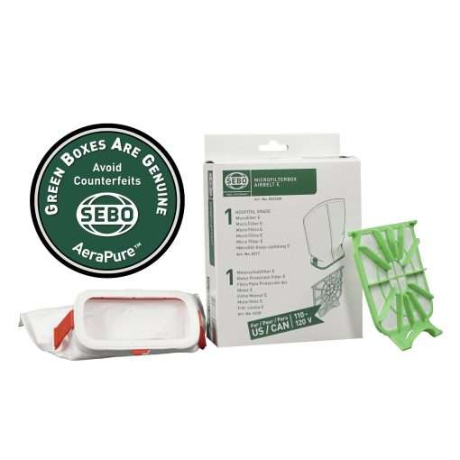 SEBO Airbelt E-Series Microfilter Box (8322AM) | Genuine Motor & Exhaust Filters - Avon Vacuums