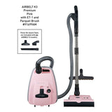 SEBO AIRBELT K3 Premium Canister Vacuum with Dual-Control Handle, ET-1 and Parquet Brush