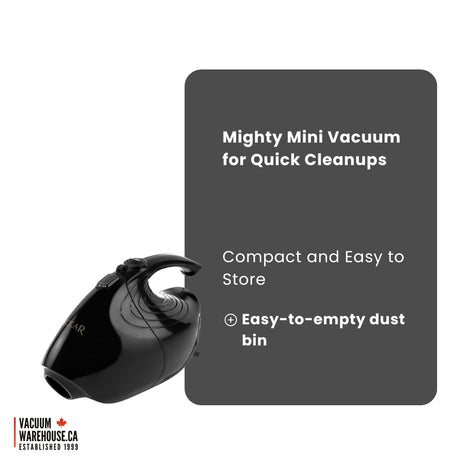 Riccar Gem Handheld Vacuum with Tools: Compact 600-Watt Cleaner - Avon Vacuums