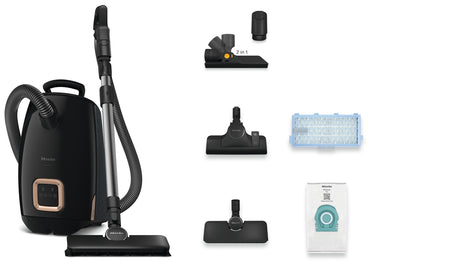 Miele Guard L1 AllFloor Vacuum: Obsidian Black HEPA Canister Cleaner - Avon Vacuums