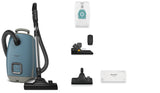 Miele Guard L1 Electro Nordic Blue — controls and handle close-up