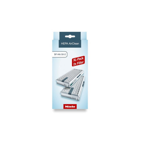 Miele SF-HA 50-2 HEPA AirClean Filter XL Pack: 2 Filters for S4-S8, C1-C3 - Avon Vacuums