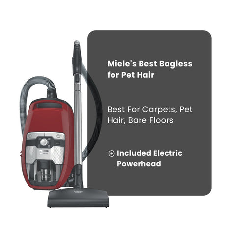 Miele Bagless CX1 Blizzard Cat and Dog Powerline Vacuum Cleaner - Avon Vacuums