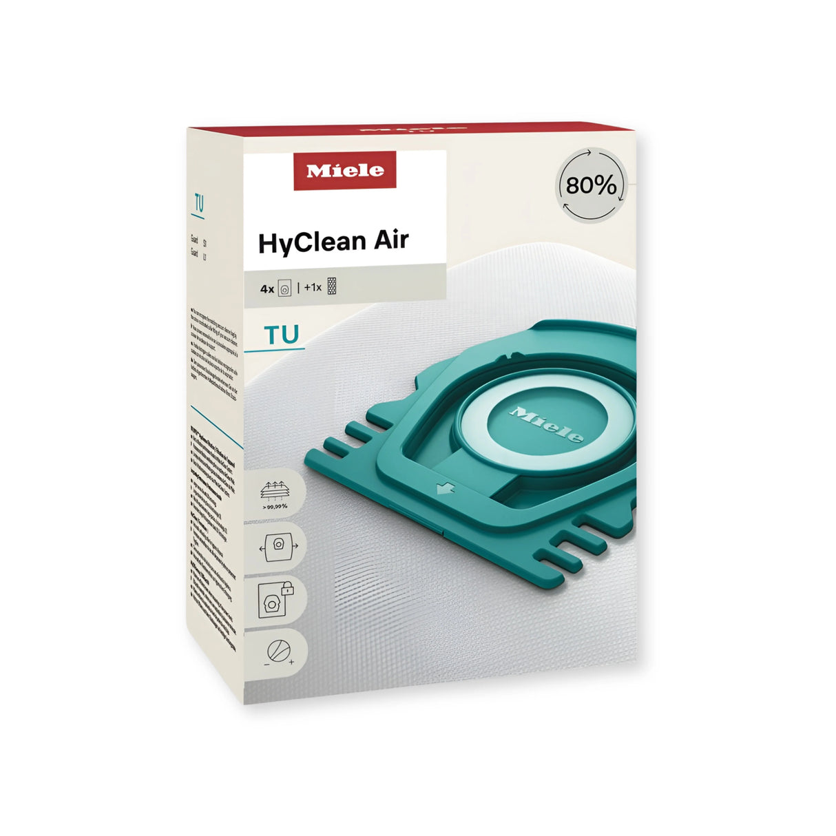 Genuine Miele HyClean Air TU FilterBags | 4 Bags & 1 Filter - Avon Vacuums