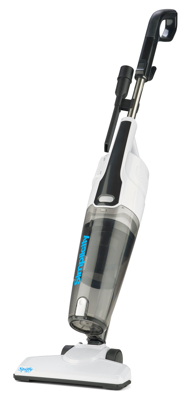 Simplicity Spiffy Broom Vacuum: Lightweight HEPA Stick for Hard Floors - Avon Vacuums
