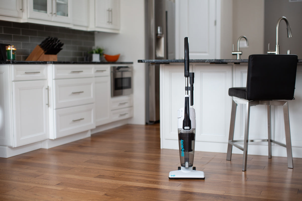 Simplicity Spiffy Broom Vacuum: Lightweight HEPA Stick for Hard Floors - Avon Vacuums