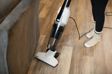 Simplicity Spiffy Broom Vacuum: Lightweight HEPA Stick for Hard Floors - Avon Vacuums