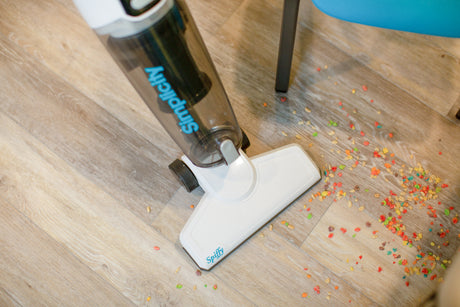 Simplicity Spiffy Broom Vacuum: Lightweight HEPA Stick for Hard Floors - Avon Vacuums