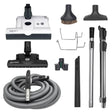Sebo 35FT Premium Central Vacuum Kit With White ET-1 Power Head - Avon Vacuums