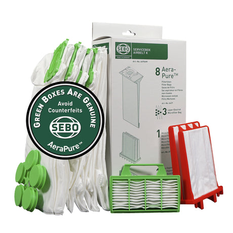 Genuine SEBO Service Box for Airbelt K-Series Canister Vacuums - 6695AM - Avon Vacuums