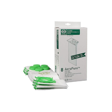 Sebo Filter Bag For X, G, C & Mechanical (8 Bags) - Avon Vacuums