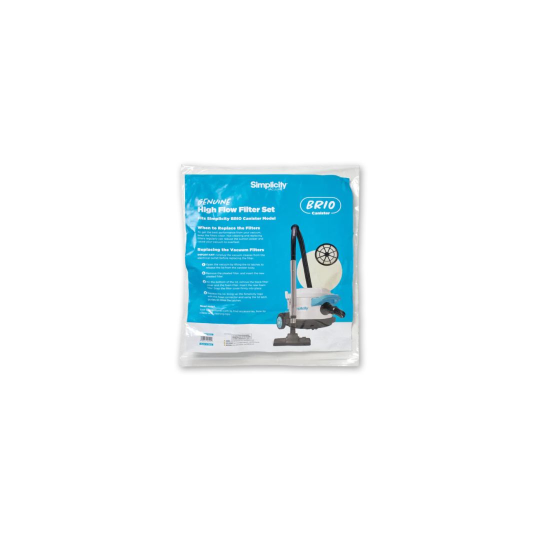 Advanced Replacement Filter Kit for Simplicity Brio Canister Vacuums