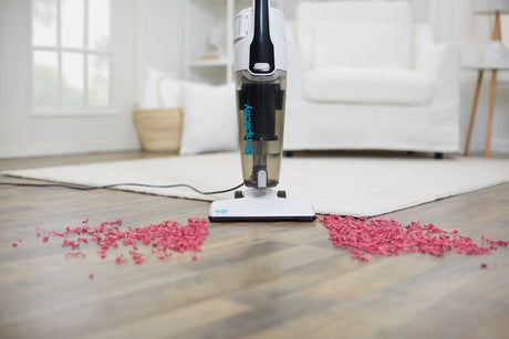 Simplicity Spiffy Broom Vacuum: Lightweight HEPA Stick for Hard Floors - Avon Vacuums